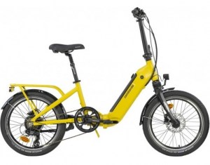 Lombardo Amalfi E-Bike 20 YELLOW CALIFORNIAGREY ANTRACITE-WHITE MONROE MATT DRIMALASBIKES